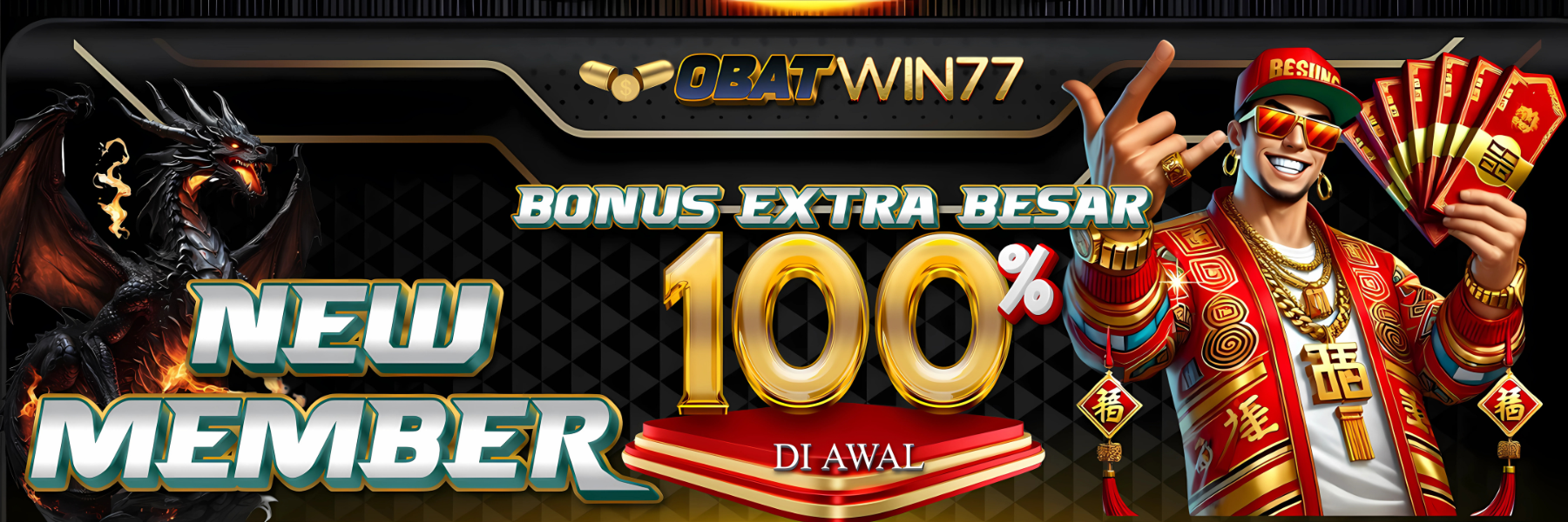BONUS NEW MEMBER 100%